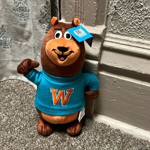 NEW Wally The Bear Wally's Gas Station Mascot Plush 11"